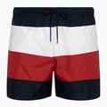 Pánske plavecké šortky Tommy Hilfiger Medium Drawstring Bold Flag desert sky
