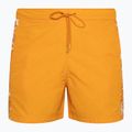 Pánske plavecké šortky Tommy Hilfiger SF Medium Drawstring Print reactive monogram rich ochre
