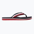 Žabky dámske Tommy Hilfiger Corporate Beach Sandal red white blue 2