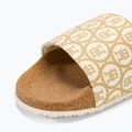 Dámske šľapky Tommy Hilfiger Emblem Cork Slide calico 7