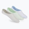 Dámske ponožky SKECHERS Non Terry No Show Liner 3 páry blue/green