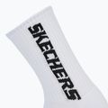 Pánske ponožky SKECHERS 1/2 Terry Crew 3 páry white/black 4