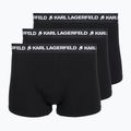 Pánske boxerky KARL LAGERFELD Logo Trunk 3 páry black