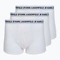 Pánske boxerky KARL LAGERFELD Logo Trunk 3 páry white