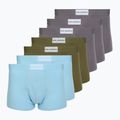 Pánske boxerky KARL LAGERFELD Essential Logo Trunk 7 párov olive/clear sky/excalibur