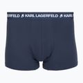 Pánske boxerky KARL LAGERFELD Logo Trunk Multiband 3 páry dark sea/indigo/blue 3