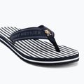 Dámske žabky Tommy Hilfiger Stripes Beach Sandal space blue 7