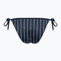 Tommy Hilfiger Cheeky String Spodný diel plaviek s bočnou kravatou Tlač vlajky reťaz dark night navy 2
