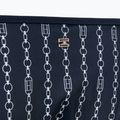 Tommy Hilfiger Cheeky String Spodný diel plaviek s bočnou kravatou Tlač vlajky reťaz dark night navy 3