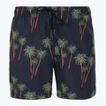 Pánske plavecké šortky Tommy Hilfiger Medium Drawstring Print palm tropic aop desert sky