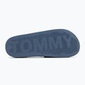 Tommy Jeans Pool Slide Ess DBX blue coast pánske žabky 4