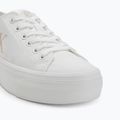Dámske tenisky Calvin Klein YW0YW01763 Vulc Flatform Low Cv MG triple bright white 5