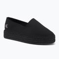 Dámske topánky Calvin Klein Flatform Espadrille Mg/Hdw triple black