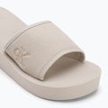 Calvin Klein dámske žabky YW0YW01725 Beach Wedge Slide Canvas eggshell 7