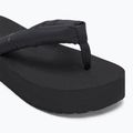 Dámske plážové sandále Calvin Klein YW0YW01723 Flatform Ttxr Satin triple black žabky 7