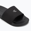 Calvin Klein dámske žabky YW0YW01713 Slide Monogram Hardware triple black 7