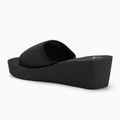 Calvin Klein dámske žabky YW0YW01725 Beach Wedge Slide Canvas triple black 3