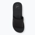 Calvin Klein dámske žabky YW0YW01725 Beach Wedge Slide Canvas triple black 5