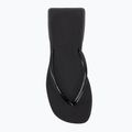 Dámske žabky Calvin Klein YW0YW01716 Sq Low Wedge Sandal Stitch triple black 5