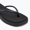 Dámske žabky Calvin Klein YW0YW01716 Sq Low Wedge Sandal Stitch triple black 7