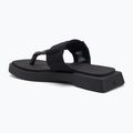 Dámske žabky Calvin Klein YW0YW01717 Sq Low Wedge Sandal Rope triple black 3