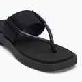 Dámske žabky Calvin Klein YW0YW01717 Sq Low Wedge Sandal Rope triple black 7