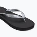 Dámske žabky Calvin Klein YW0YW01719 Beach Sandal Monologo Tpu black/silver 7
