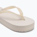 Calvin Klein dámske žabky YW0YW01830 Beach Sandal Flatform Tpu eggshell/bright white 7