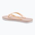 Calvin Klein dámske žabky YW0YW01720 Thong+ Tpu Metallic whisper pink/bright white 3
