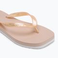 Calvin Klein dámske žabky YW0YW01720 Thong+ Tpu Metallic whisper pink/bright white 7