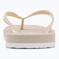 Calvin Klein dámske žabky YW0YW01720 Thong+ Tpu Metallic eggshell/bright white 6