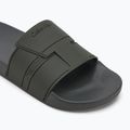 Calvin Klein pánske žabky HM0HM01752 Pool Slide Double T dark olive 7