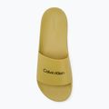 Calvin Klein pánske žabky HM0HM00455 Pool Slide Rubber avocado oil 5