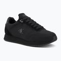 Pánske topánky Calvin Klein YM0YM01217 Runner Sock Laceup Mg Canvas triple black