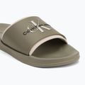 Pánske žabky Calvin Klein YM0YM00361 Slide Rubber Neoprene Monologo mermaid/eggshell 7