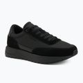 Pánske topánky Calvin Klein HM0HM01714 nízke šnurovacie triple black