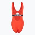 Dámske plavky  Calvin Klein KW0KW02746 Intense Power One Piece Fashion Fit flamingo chili 2