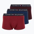 Boxerky Tommy Hilfiger UM0UM03180 Trunk 3 páry deep burgundy/purple navy/deep rouge heather