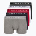 Pánske boxerky Tommy Hilfiger UM0UM03679 5 par white/mid red/desert sky/mid heather/black