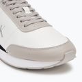 Dámske topánky Calvin Klein YW0YW01942 Retro Runner Lace Up Leather MG bright white/chateau 7