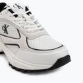 Dámske topánky Calvin Klein YW0YW02009 Hike Runner Mesh Mix MET MG bright white/black 7
