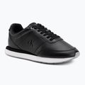 Dámske topánky Calvin Klein YW0YW01942 Retro Runner Lace Up Leather MG black/formal gray