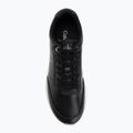 Dámske topánky Calvin Klein YW0YW01942 Retro Runner Lace Up Leather MG black/formal gray 5