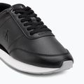 Dámske topánky Calvin Klein YW0YW01942 Retro Runner Lace Up Leather MG black/formal gray 7
