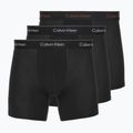 Boxerky Calvin Klein LV00NB4394 Brief 3 páry black/chalk logo/black/currie
