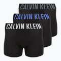 Boxerky Calvin Klein 000NB3609A Brief 3 páry black bodies/turbulence/white/iridescent