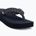 Dámske žabky Tommy Hilfiger Wedge Cornrow Beach space blue 7