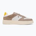 Dámske topánky Tommy Hilfiger Sporty Cupsole Tumbled Leather coastal taupe/ecru/yellow 2
