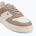 Dámske topánky Tommy Hilfiger Sporty Cupsole Tumbled Leather coastal taupe/ecru/yellow 7