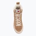 Dámske topánky Tommy Jeans Vulc Flatform Suede Wl bronze twist 5